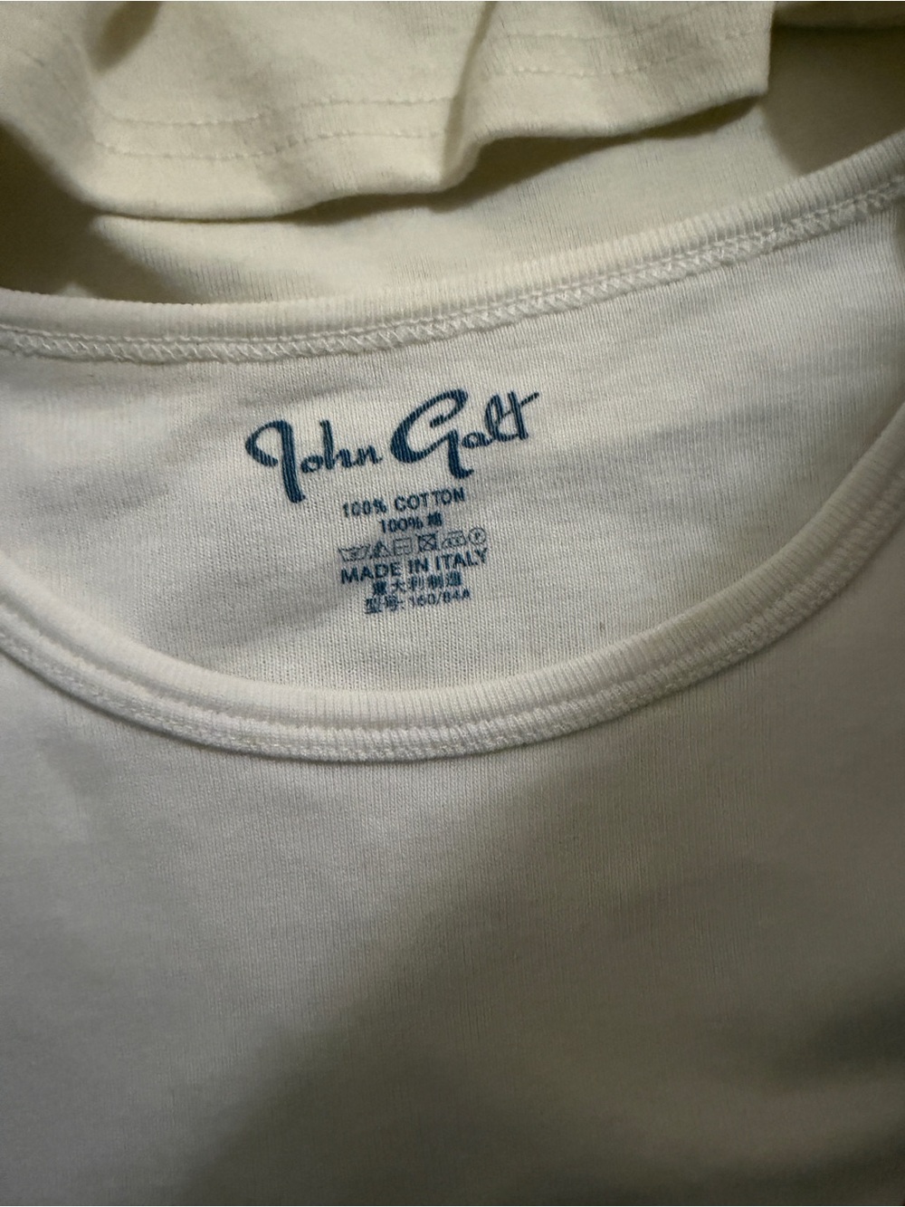 Brandy Melville White Cotton Baby & Angle Tee Bundle Lot of 4 - Picture 6 of 6
